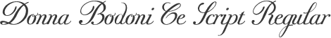 Donna Bodoni Ce Script Regular