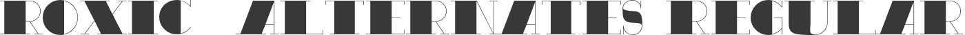 roxic--alternates Regular