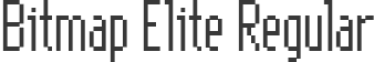 Bitmap Elite Regular