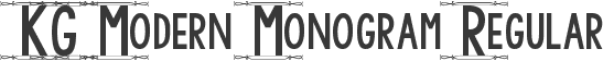 KG Modern Monogram Regular