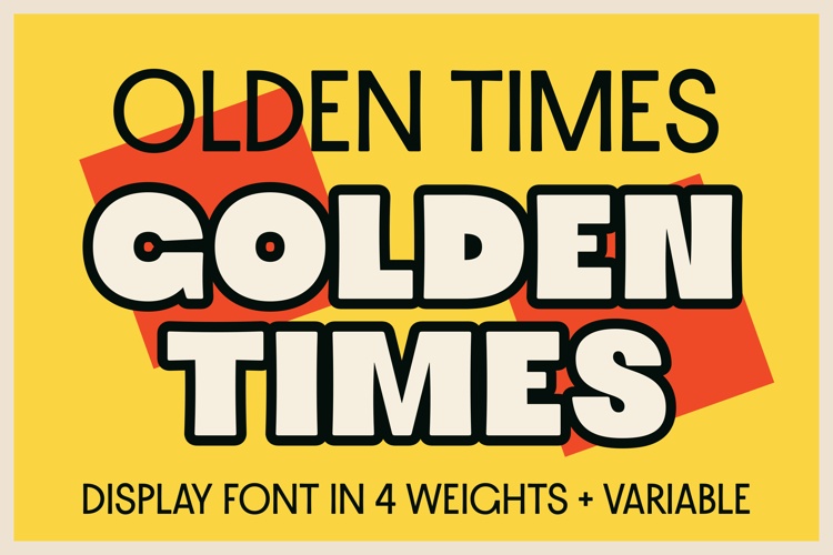 Olden Times Golden Times Font