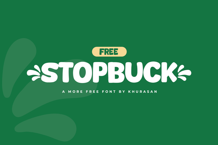 Stopbuck Font