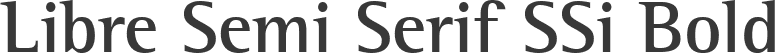Libre Semi Serif SSi Bold