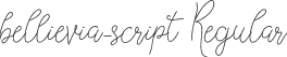 bellievia-script Regular