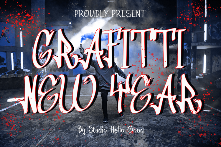 Grafitti New Year Font