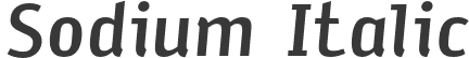 Sodium Italic