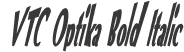 VTC Optika Bold Italic