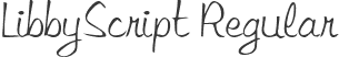 LibbyScript Regular