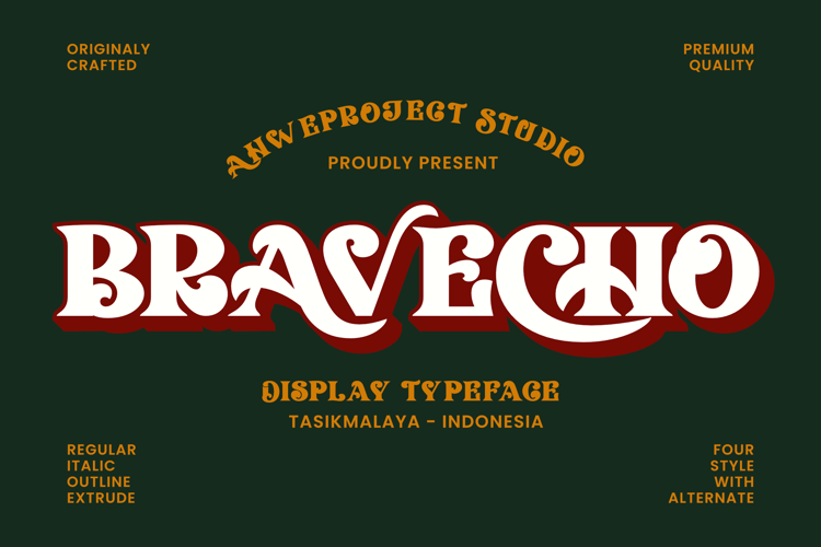 Bravecho Font