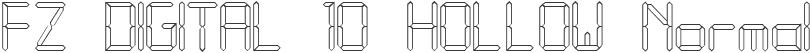 FZ DIGITAL 10 HOLLOW Normal