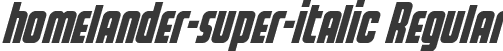 homelander-super-italic Regular