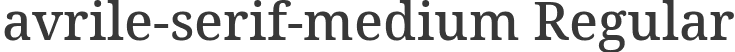 avrile-serif-medium Regular