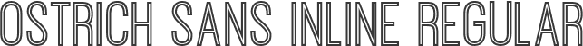 Ostrich Sans Inline Regular