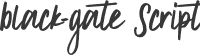 black-gate Script