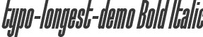 typo-longest-demo Bold Italic