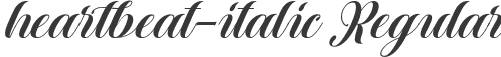 heartbeat-italic Regular