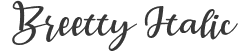 Breetty Italic