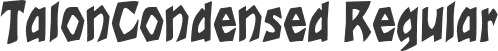 TalonCondensed Regular