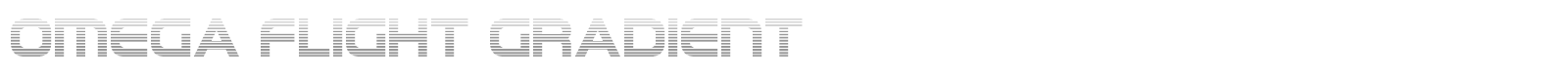 Omega Flight font preview