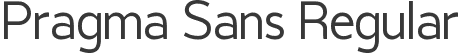 Pragma Sans Regular