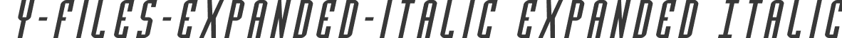 y-files-expanded-italic Expanded Italic