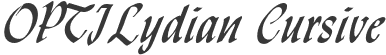 OPTILydian Cursive