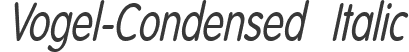 Vogel-Condensed Italic