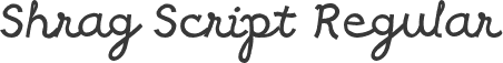 Shrag Script Regular