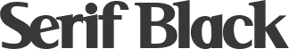 Serif Black