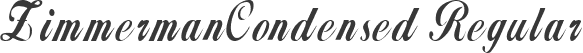 ZimmermanCondensed Regular