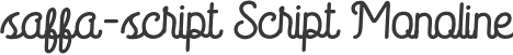saffa-script Script Monoline