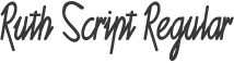 Ruth Script Regular