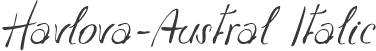 Havlova-Austral Italic