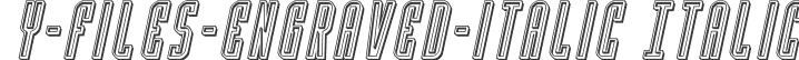 y-files-engraved-italic Italic