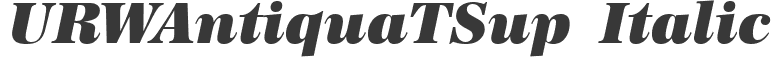 URWAntiquaTSup Italic