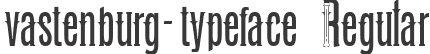 vastenburg-typeface Regular