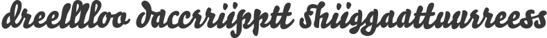 Bello Script Ligatures