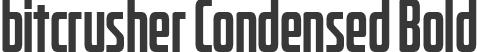 bitcrusher Condensed Bold