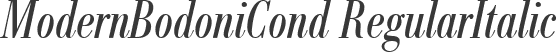 ModernBodoniCond RegularItalic