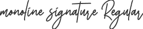 monoline-signature Regular