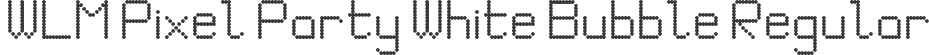 WLM Pixel Party White Bubble Regular