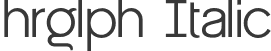 hrglph Italic