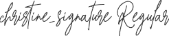 christine-signature Regular