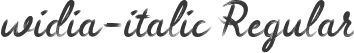 widia-italic Regular