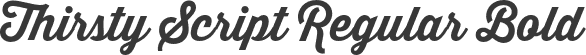 Thirsty Script Regular Bold