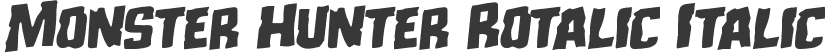 Monster Hunter Rotalic Italic