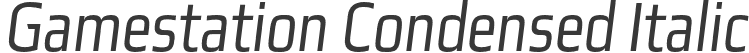 Gamestation Condensed Italic