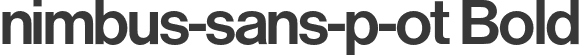 nimbus-sans-p-ot Bold