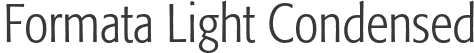 Formata Light Condensed