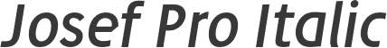 Josef Pro Italic